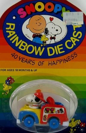 Snoopy Chunky Die-Cast Car - Fire Truck