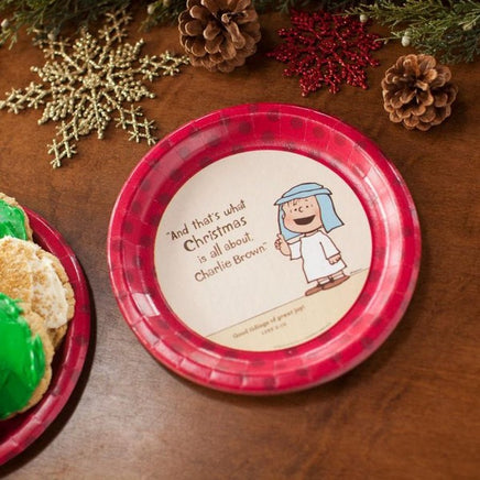 Peanuts Christmas Dinner Plates - What Christmas Is All About  On Sale!