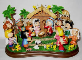 Danbury Mint Peanuts Nativity Sculpture - snoopn4pnuts.com