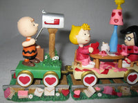 Danbury Mint Peanuts Valentine Express Train (No Box) - snoopn4pnuts.com