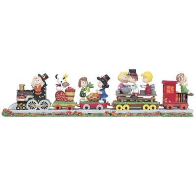 Danbury Mint Peanuts Thanksgiving Train (No Box) - snoopn4pnuts.com