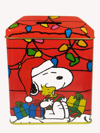 Snoopy's Decorated Doghouse Tin Bank - Great For Holding Gifts!