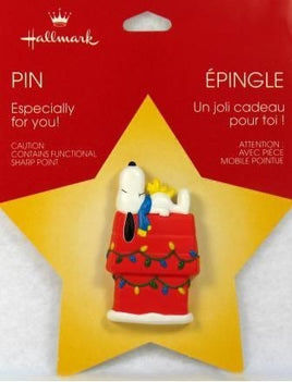 Snoopy Decorated Doghouse 2-D Pin