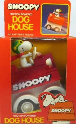Snoopy Friction-Powered Doghouse Car