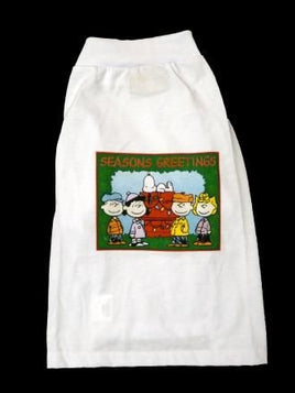 Peanuts Seasons Greetings Dog Shirt