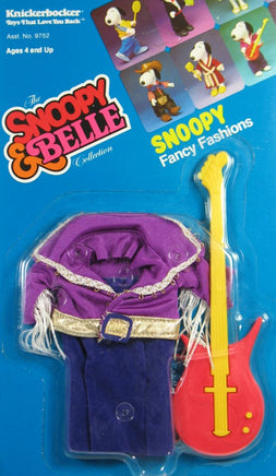 Snoopy Rubber Doll Clothing And Accessories Set - Rock Star