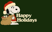 Snoopy Santa Rubber Door Mat