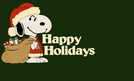 Snoopy Santa Rubber Door Mat - snoopn4pnuts.com