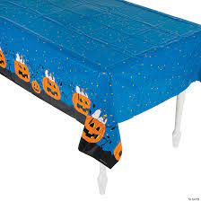 Snoopy Halloween Plastic Reusable Table Cover - snoopn4pnuts.com