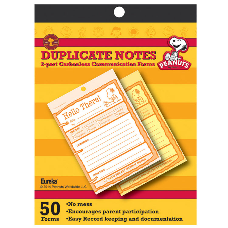 Snoopy "Hello There" Duplicate Notes