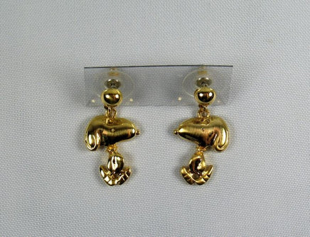 Snoopy Gold-Tone Earrings