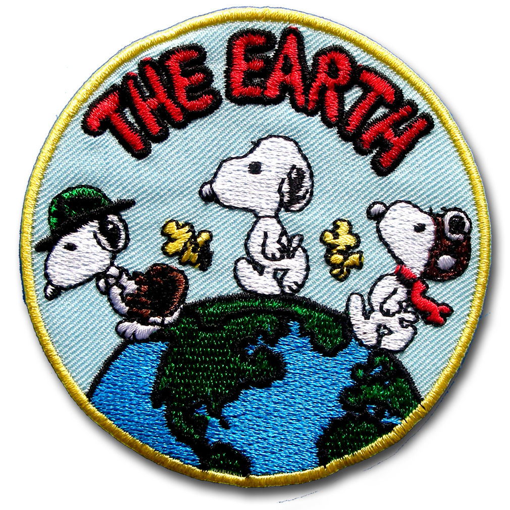 SNOOPY EARTH PATCH