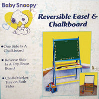 Snoopy Reversible Wooden Easel and Chalkboard - RARE!
