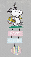 Snoopy Dangling Wooden Easter Wall Decor (RARE Product Sample/Not Sold In Stores)