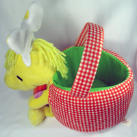 Woodstock Plush Musical Easter Basket (Music Doesn't Play/Still Makes Nice Basket) - snoopn4pnuts.com