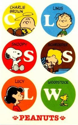 Mini Envelope And Sticker Set - Peanuts Gang