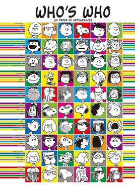Epoch Jigsaw Puzzle - Peanuts Who's Who (Can You Name All?) - snoopn4pnuts.com