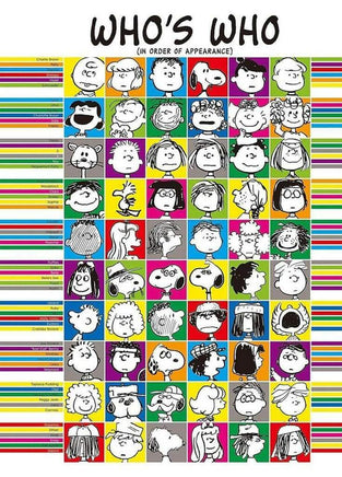 Epoch Jigsaw Puzzle - Peanuts Who's Who (Can You Name All?) - snoopn4pnuts.com