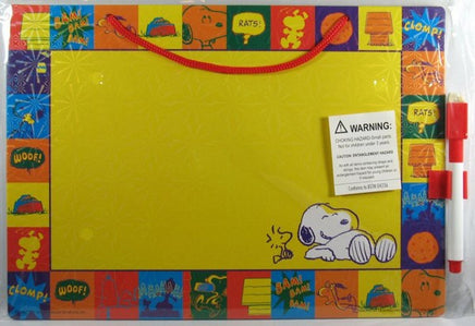 Hanging Dry Erase Board With Marker - Snoopy And Woodstock (New But Near Mint)