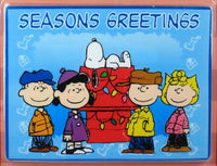 Peanuts Gang Christmas Puzzle Eraser - Seasons Greetings
