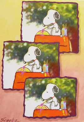 Snoopy Vintage Easter Card - snoopn4pnuts.com