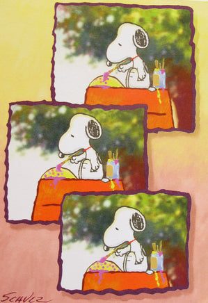 Snoopy Vintage Easter Card - snoopn4pnuts.com