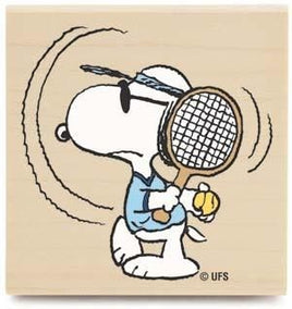 Tennis Ace Rubber Stamp