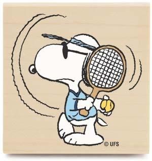 Tennis Ace Rubber Stamp