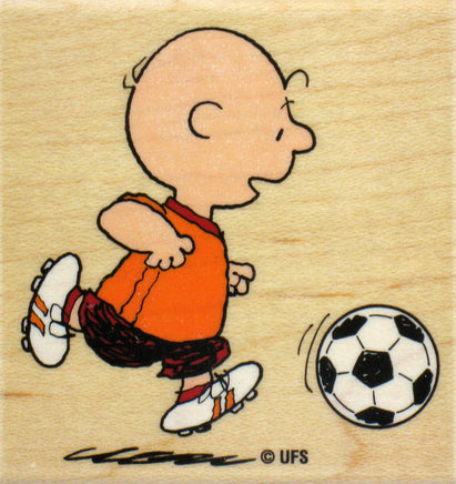 Soccer Star Rubber Stamp