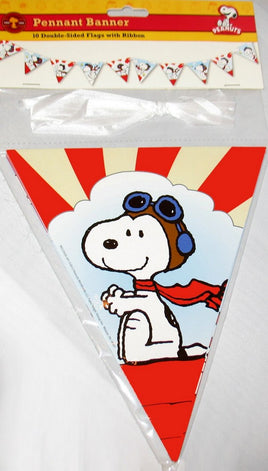Flying Ace Party Pennant Banner