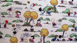 Peanuts Fabric - Football (34" x 44")