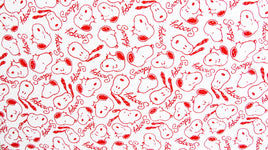 Peanuts Fabric - Snoopy All Over (25" x 60") - snoopn4pnuts.com