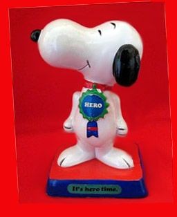 Snoopy Hero Figurine - "It's Hero Time"