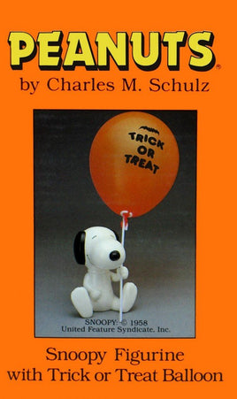 Snoopy Figurine With Trick Or Treat Balloon - snoopn4pnuts.com