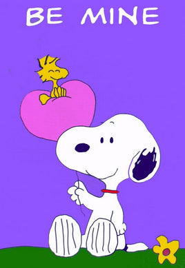 Be Mine Snoopy Valentine Flag - On Sale!