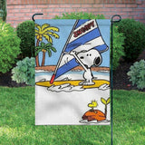 Peanuts Double-Sided Flag - Snoopy Sailing