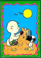 Peanuts Double - Sided Flag - Charlie Brown On The Beach - snoopn4pnuts.com