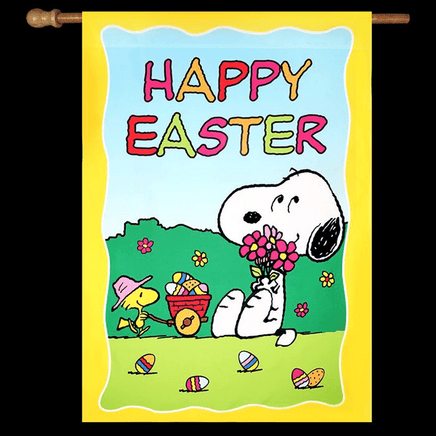 NON - VINTAGE FLAG - HAPPY EASTER - snoopn4pnuts.com