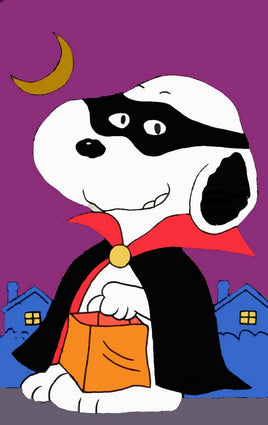 Count Snoopula Halloween Flag (Used)