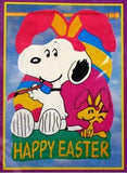 EASTER BEAGLE SNOOPY Sculpted Flag