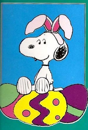Easter Snoopy Flag