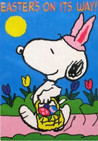 EASTER'S ON ITS WAY Flag (Used)
