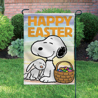 Peanuts Double-Sided Flag - Happy Easter