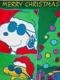 MERRY CHRISTMAS SNOOPY AND WOODSTOCK Flag - On Sale!