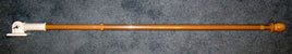 Metal Flag Pole With Wood-Like Finish And Bracket