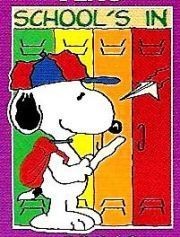 School's In Snoopy Flag