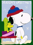SLED RIDE SNOOPY Flag