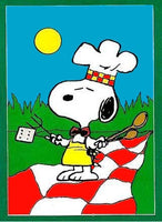 SNOOPY BAR-B-Q Flag (Used/Near Mint)