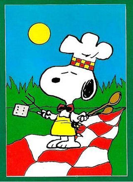 Snoopy Bar-B-Q Flag (Used)