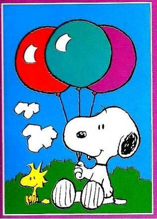 Snoopy With Balloons Flag (Used/Near Mint)